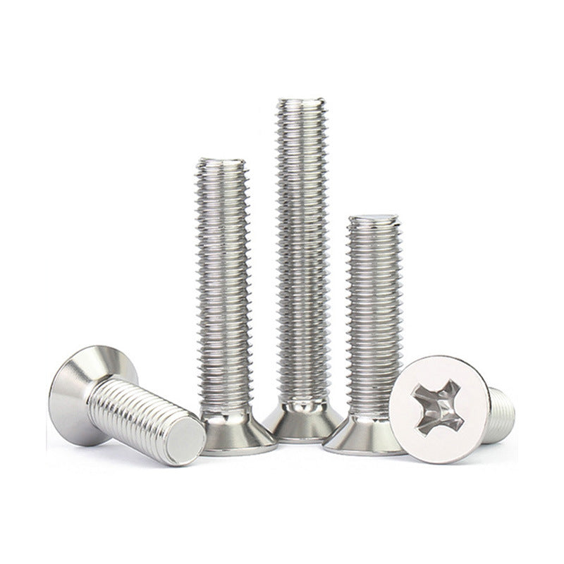 201 stainless steel cross flat head screw screw m5 cross groove countersunk head wire m6 fastener M2-M10