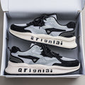 Men's spring new breathable mesh shoes trendy versatile anti-slip athletic casual chunky sole dad shoes