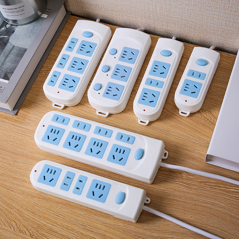 Plug-in new national standard power strip multi-plug wholesale household wired multi-purpose plug-in board socket with wire multi-function plug-in board