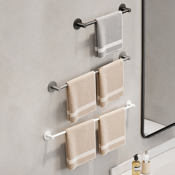 Toilet towel rack bathroom non-punching wall-mounted rack towel single bar toilet toilet storage hanger