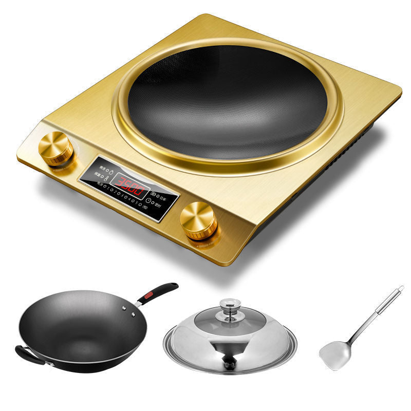 Complete induction cooker set with pot, for home high-power induction cooker, cooking electric ceramic stove, electric stove, concave stove