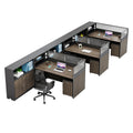 Saint li staff office desk and chair set - minimalist modern computer desk, office financial partition desk