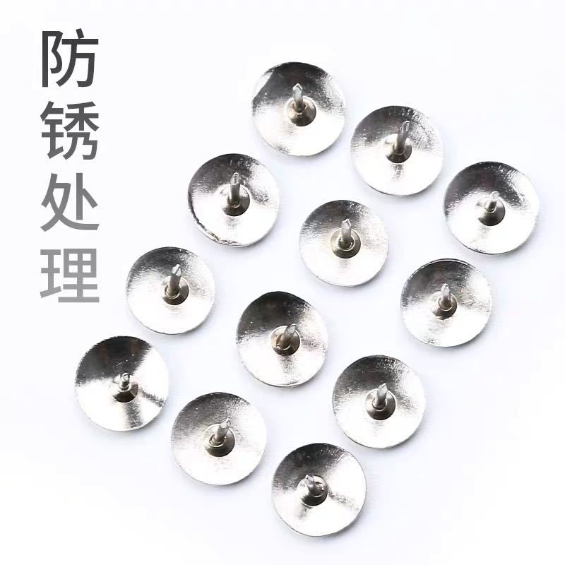 Deli Pushpins 0020 Metal round head pushpins 100 pieces/box, press pins, drawing board pushpins, metal pushpins