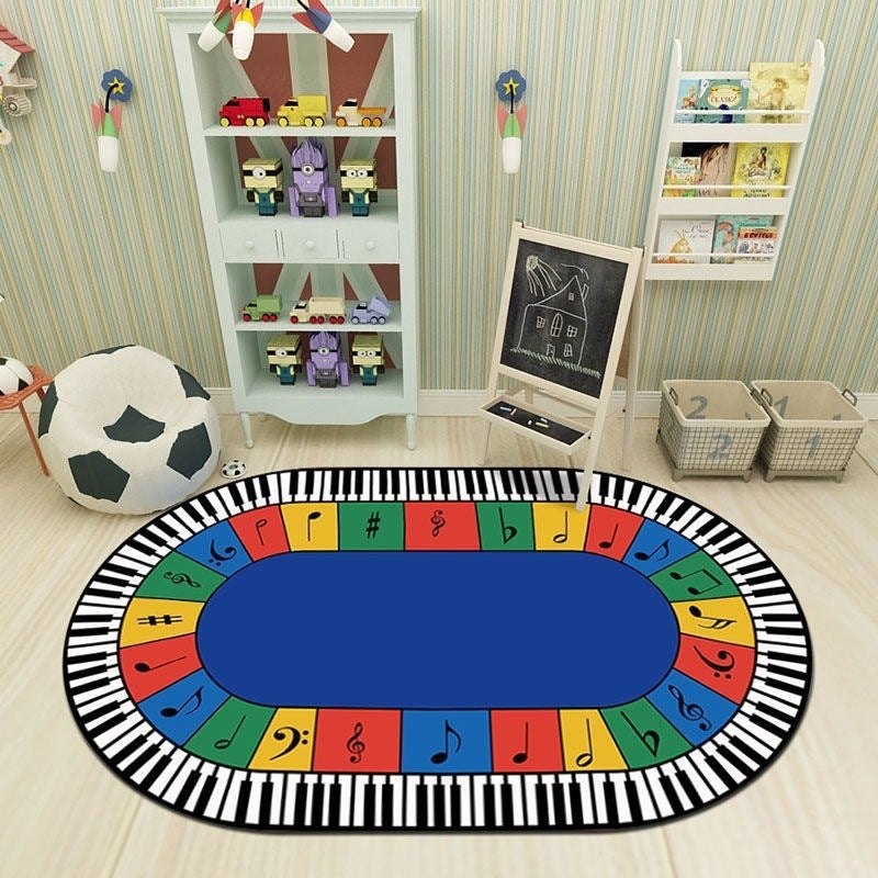 Baby crawling mat, cooling pad, classroom reading area, educational play mat, nursery kids alphabet crystal velvet rug