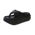 2025 new eva platform sandals - 7cm chunky sole flip-flops - women's fashionable and versatile summer outdoor slippers - wholesale