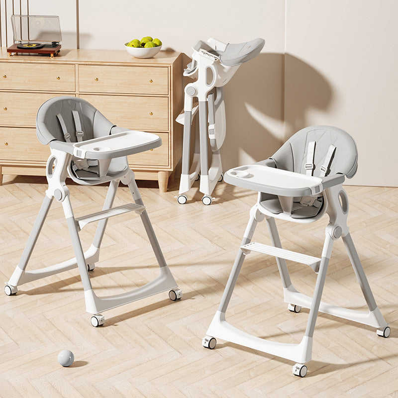 New baby high chair - multifunctional, portable, anti-tip, and grow-with-me design for home use
