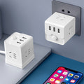 Magic cube socket converter multifunctional with usb mini compact travel portable extension strip for home power strip