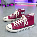 1970s retro skate shoes korean style trendy summer breathable versatile student high-top canvas shoes men's couple fashion sneakers