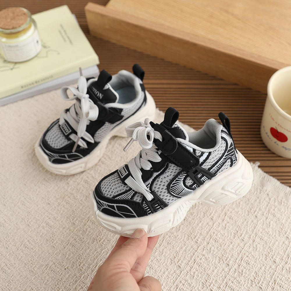 Vancahao kids' fashion chunky sneakers -  spring/autumn new collection: lightweight running shoes for boys, casual sports shoes for girls
