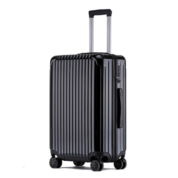 Suitcase Women's 20 inch trolley case Small boarding case Suitcase Lightweight zipper password case Leather case luggage