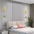 New arrival wall lamp deer head normcoreaccessible luxury modern pastoral style grids starry sky spotlight background wall master bedroom pair