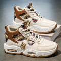 2026 spring new men's breathable high-top sneakers, trendy versatile chunky sole casual dad shoes for men