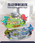 new arrival: desktop dinosaur two-player battle game - parent-child interactive combat, kids' ejection bead puzzle toy