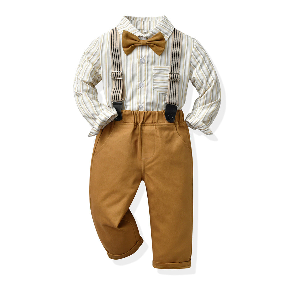 Kids' spring outfit set for boys - new spring/autumn styles for children - gentleman's formal wear for older boys - trendy autumn clothes
