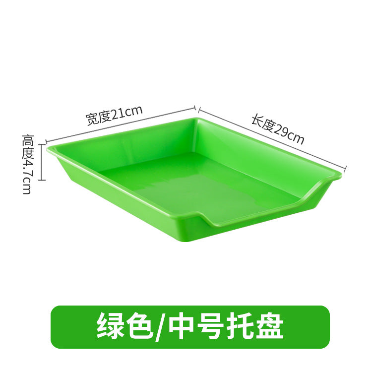 Plastic tableware colorful plastic plate malatang buffet selection plate barbecue plate skewers fragrant preparation plate tray