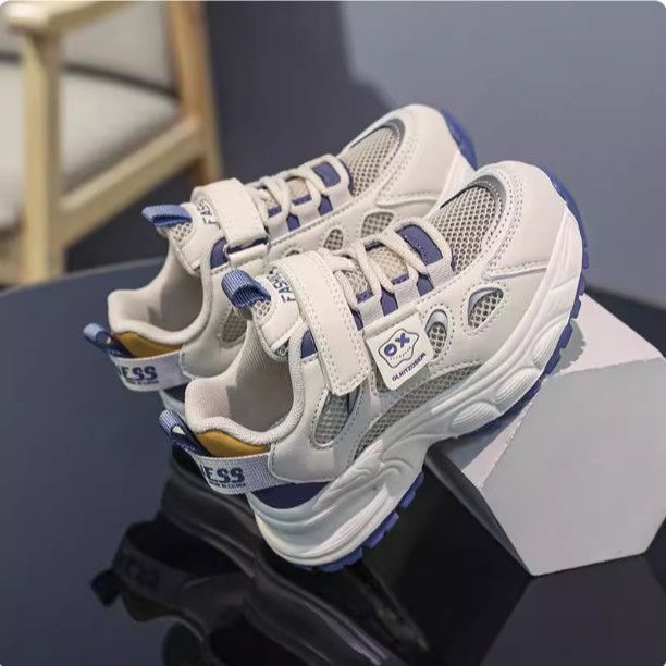 Boys' shoes  new autumn collection: trendy running sneakers for older kids, chunky dad sneakers, and athletic shoes