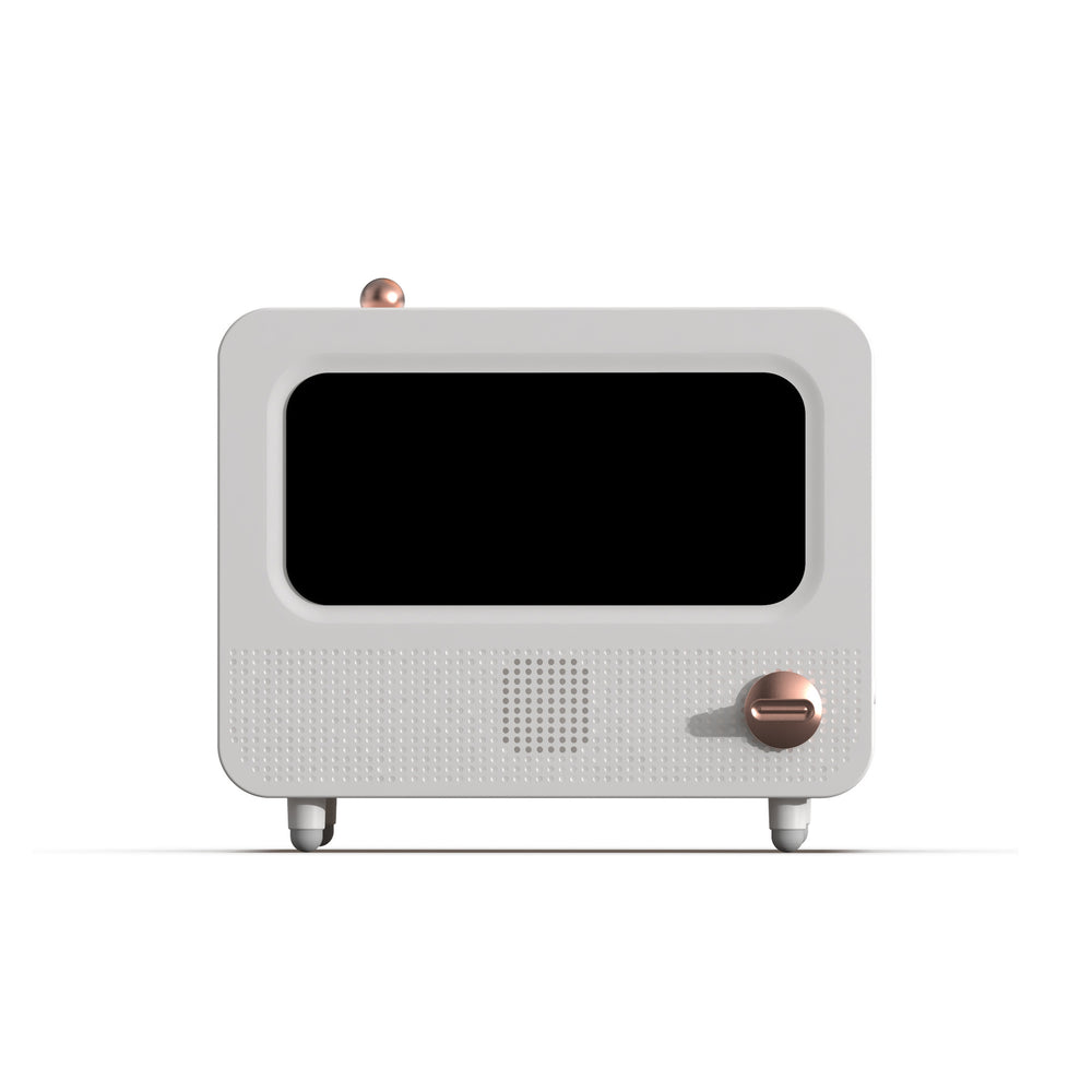 rainbow flame aroma diffuser - home diffuser night light humidifier atomizer with bluetooth speaker
