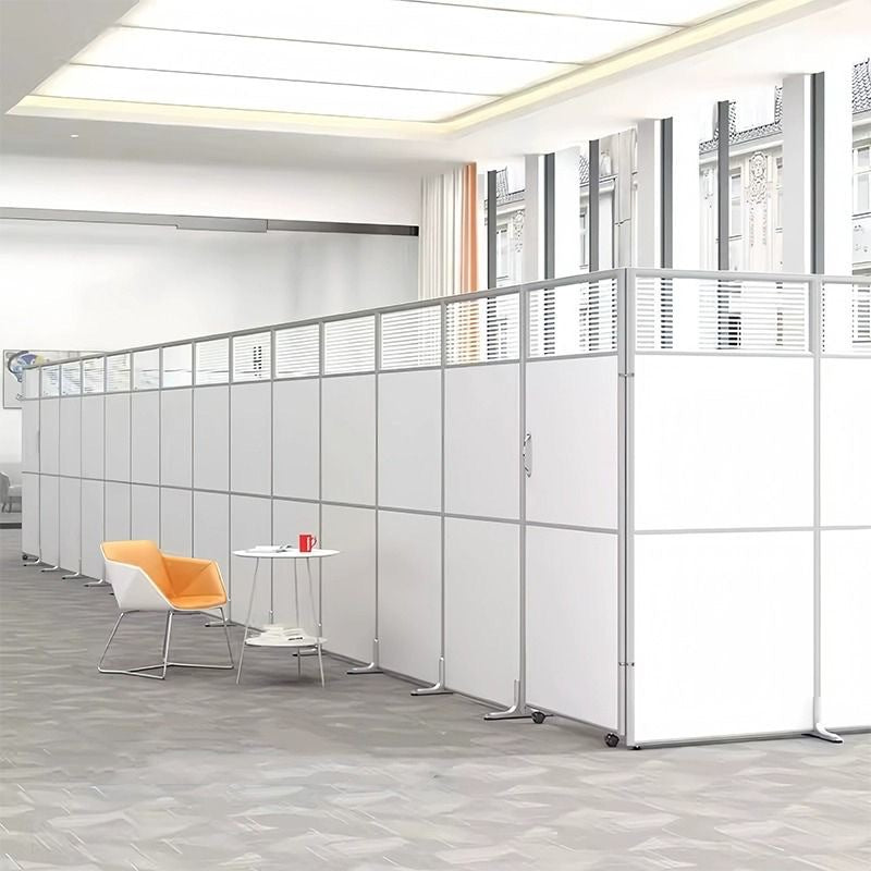Office foldable movable screen partition wall factory workshop activity partition warehouse wall panel simple sliding partition