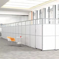 Office foldable movable screen partition wall factory workshop activity partition warehouse wall panel simple sliding partition