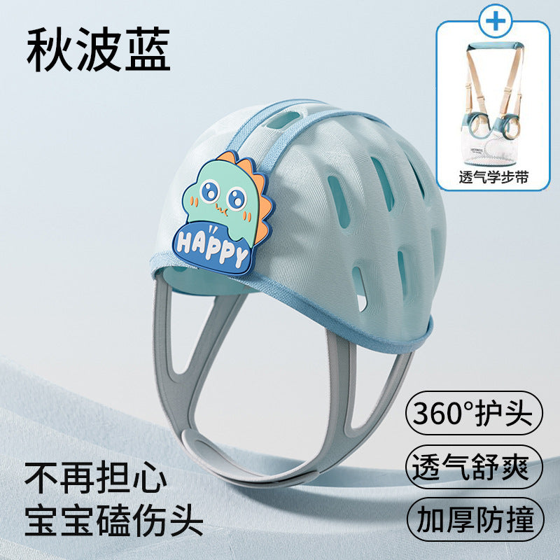 Baby anti-fall head protector pillow, baby learning to walk head protection pad, children's anti-fall hat, toddler anti-collision safety helmet