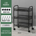 Kitchen storage rack, movablefor home, small trolley, floor-standing multi-layer vegetable basket, vegetable basket, toy storage artifact