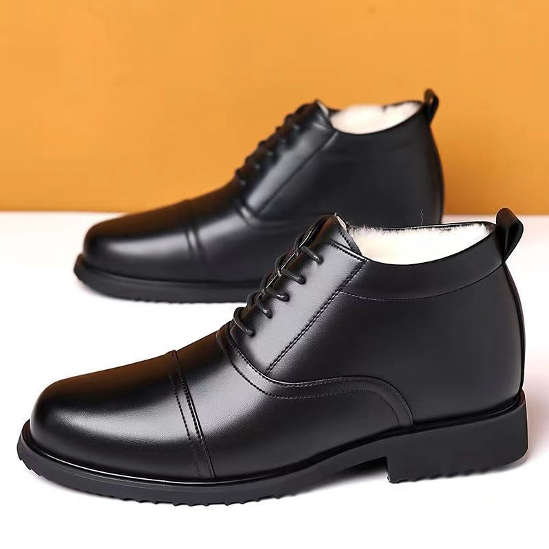 Winter new arrivals: stylish and minimalist men's high-top cotton shoes - versatile, warm, comfortable, fleece-lined, extra thick, casual snow boots