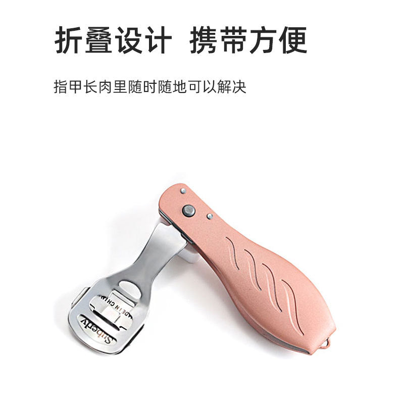 New arrivalfoldable pedicure knife dead skin pedicure stainless steel foot planer scraper foot rub callus grinding foot stone foot board
