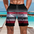 trending men's swim trunks, quick-dry swim shorts, casual athletic beach shorts, new european and american styles