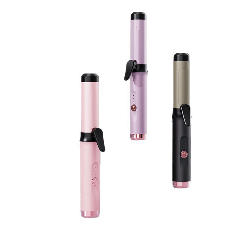 wireless curling iron 22mm large wave long-lasting hair-styling does not damage hair portable curling iron hair care adjustable temperature