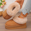 plus sizewinternew arrival fur all-in-one snow boots women's non-slip northeast cotton boots fleece-linedthickenedheattech cotton shoes
