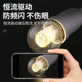 Super bright light bulb led three-color dimming for home screw 5w 7w chandelier e27 transparent small round bulb magic bean energy saving