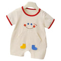 Summer baby romper newborn cartoon outfit bodysuit unisex infant cute short sleeve going out clothes summer