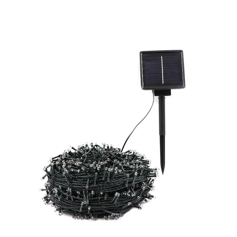 LED solar light string background full of stars outdoor waterproof light string engineering lighting led solar light string