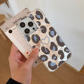Suitable for apple 17promax mobile phone case, streamer blue line heart-shaped tin foil case, iphone16/13 frosted hard case