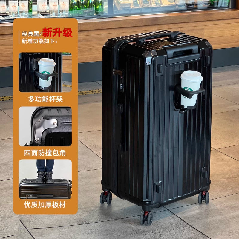 Large-capacity trolley case 28-inch college student suitcase female shock absorption brake universal wheel password suitcase male