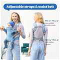 Baby carrier, baby waist stool, lightweight shoulders, all year round multi-functional front-hug front and rear dual-use stool for carrying baby when going out