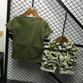 Summer camouflage outfit set  new boys' short-sleeve set for toddlers and young children - direct from the manufacturer, dropshipping available