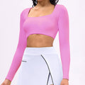 New summer fitness running sports skirt long sleeve top with padded bra tennis outfit golf tennis skirt for women