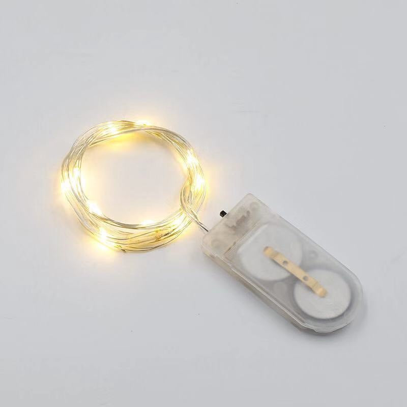 LED copper wire light waterproof small lantern flashing light string light rose bouquet decorative light gift box decorative lantern