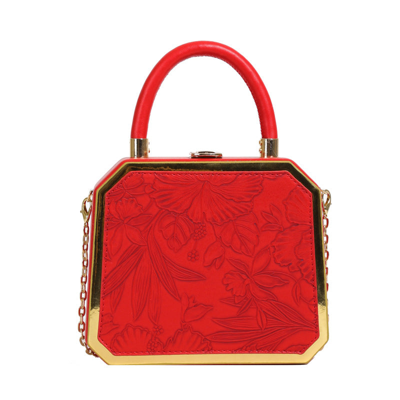 Niche style foreign style bag for women 2025new arrivalfashion texture satchel bag crossbody shoulder bag easiest for match box bag