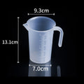 Measuring cup milk tea special tool measuring cup with lid food grade for home scale cup commercial meter plastic large capacity
