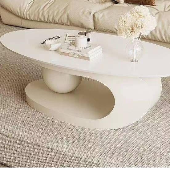 Accessible luxury italian coffee table cream style slate tea table for home living room popular table popular simple rental room coffee table