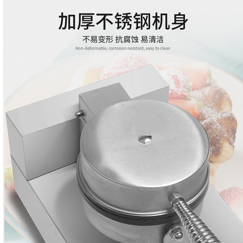 Waffle oven commercial electric double-head waffle machine pancake machine four-star muffin machine grids cake machine heart-shaped