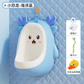 Little dinosaur - blue + hook + cleaning brush + adorable duck faucet extender