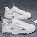 Men's skate shoes - spring 2026 new collection: breathable mesh, athletic & casual style. trendy, versatile white sneakers for teens and young adults