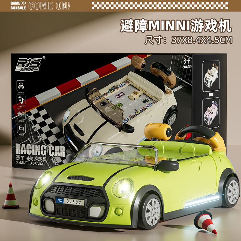 Ruijues cross-border new car adventure puzzle boy kids steering wheel simulation driving toy car
