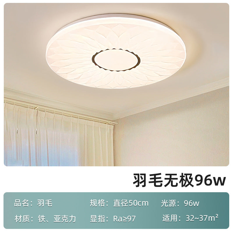 Bedroom light modern simplicity 2025 new ceiling light cream wind Internet celebrity romantic starry sky master bedroom lighting