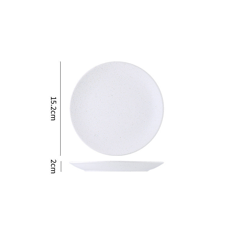 Byron minimalist high-end ceramic bowls, plates, and dishes - creative tableware for hotels, restaurants, and home use - western cuisine steak plates and dessert plates