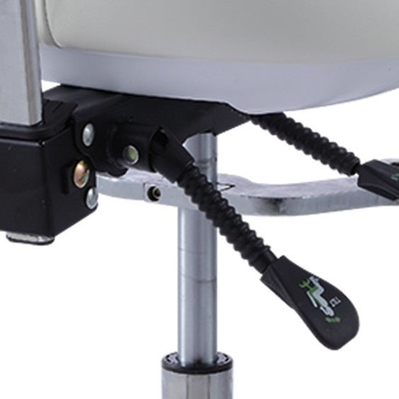 Dental Dentist Seat Metal Stainless Steel Doctor Chair Lifting Swivel Roller Dental Chair MKS-038