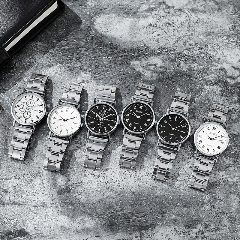 Mcykcy factory direct men's watches - wholesale gift watches - minimalist steel band quartz men's watch